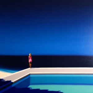 Mystère d'une plage - oeuvre unique et première